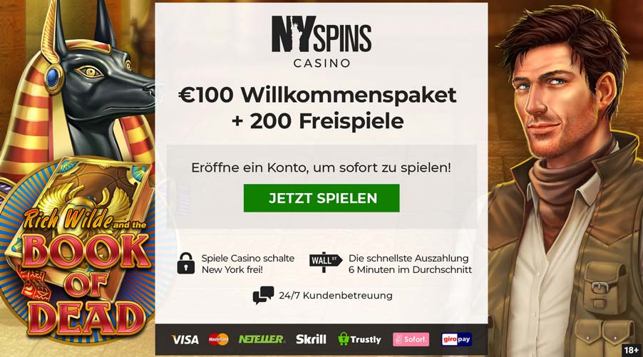 NySpins Casino Bonus 2020